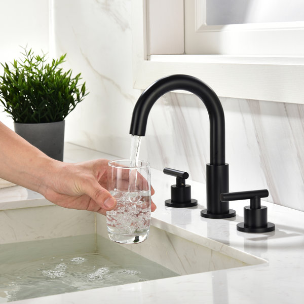 SHAMANDA Widespread Faucet 2handle Bathroom Faucet & Reviews Wayfair